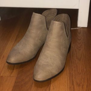 Madden Girl Tan Booties